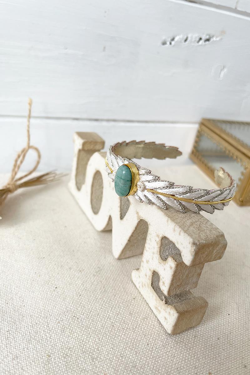 Brazalete Loriane Blanco