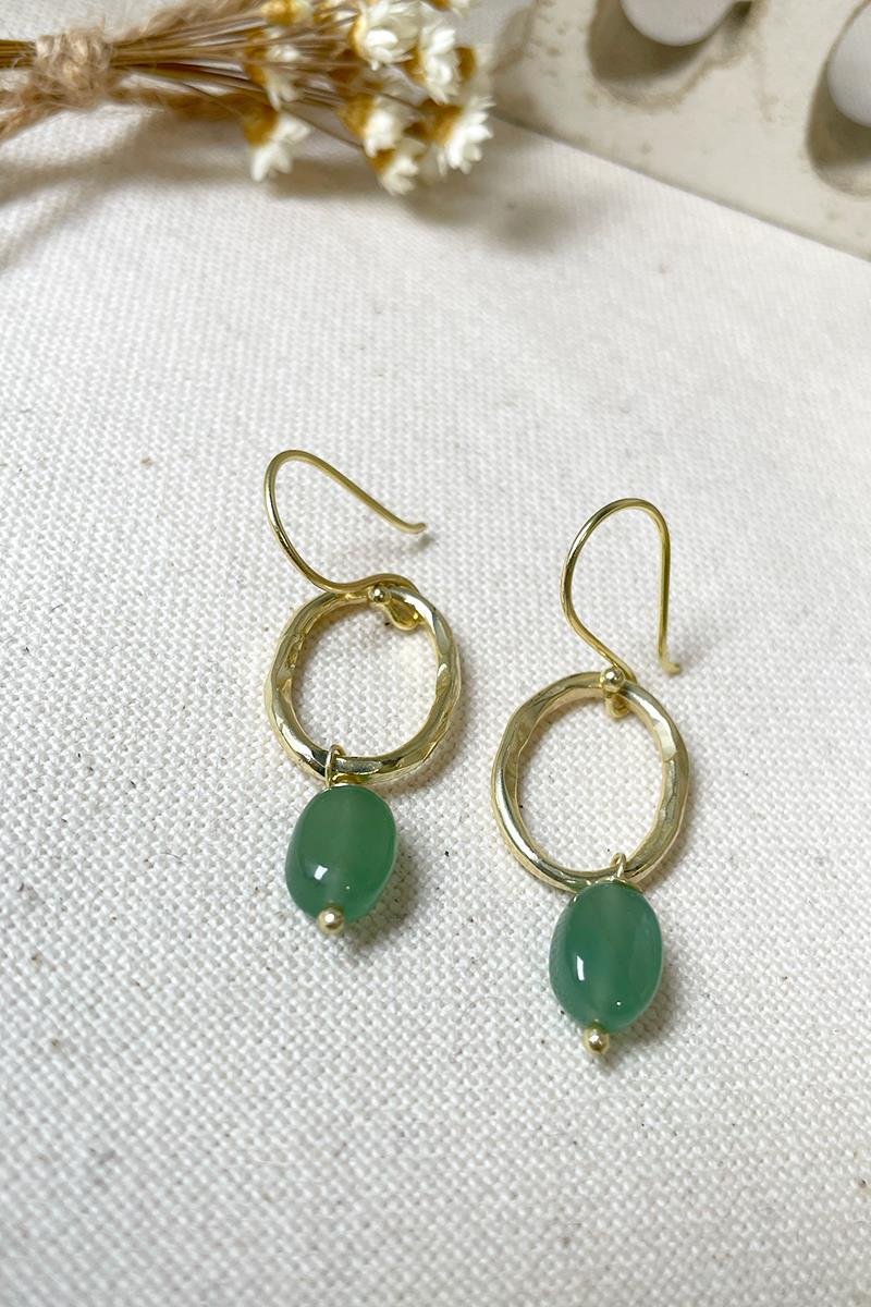 Pendientes Graceful Aventurina