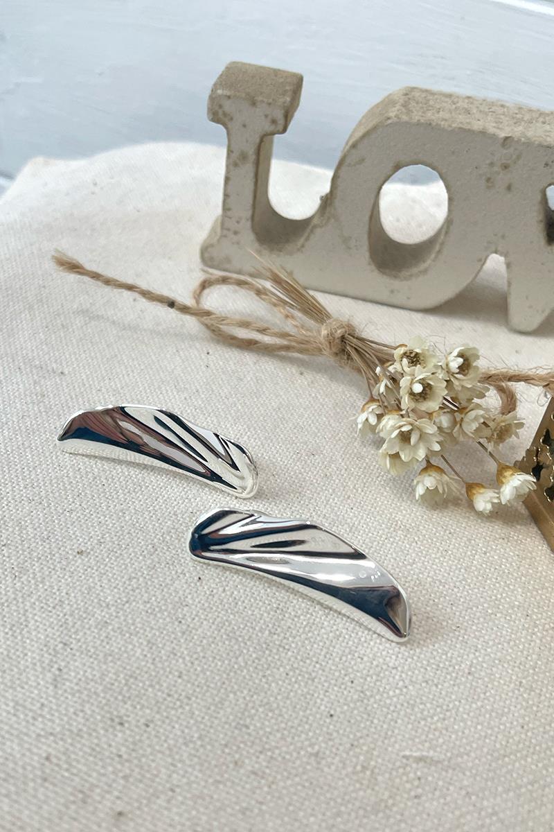 Pendientes Alas Acero