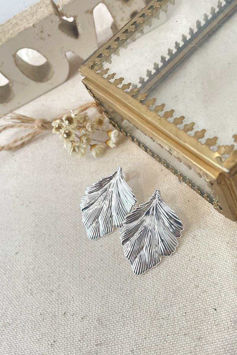 Pendientes Hoja Acero