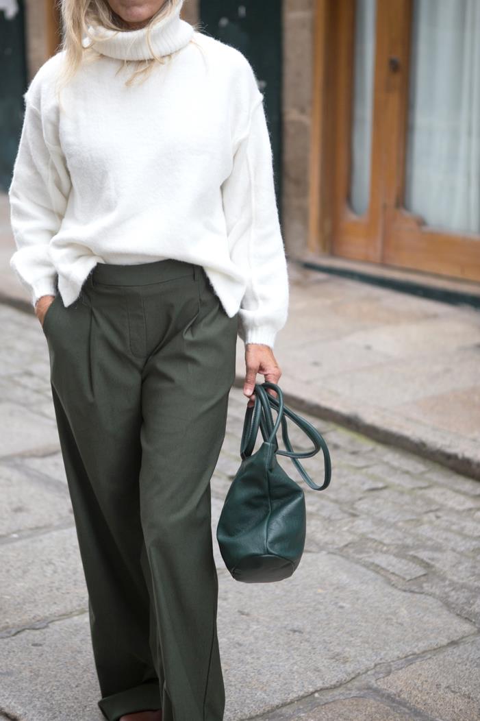 Pantalon Verde Pinzas