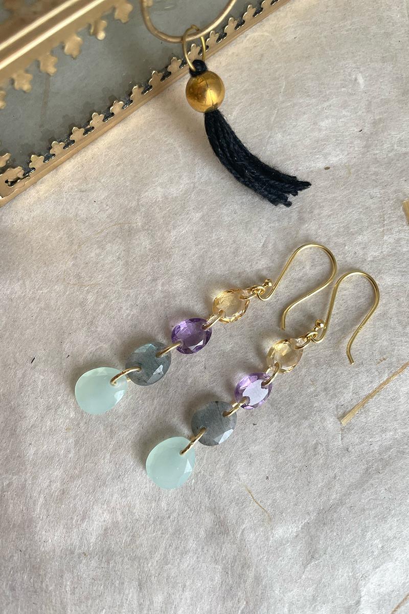 Pendientes Wisteria Mix