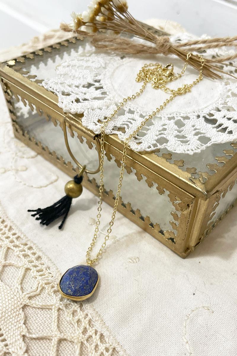Collar Saddun Lapislazuli