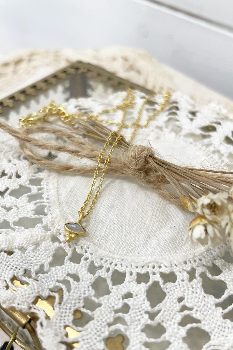 Collar Bindii Piedra Luna