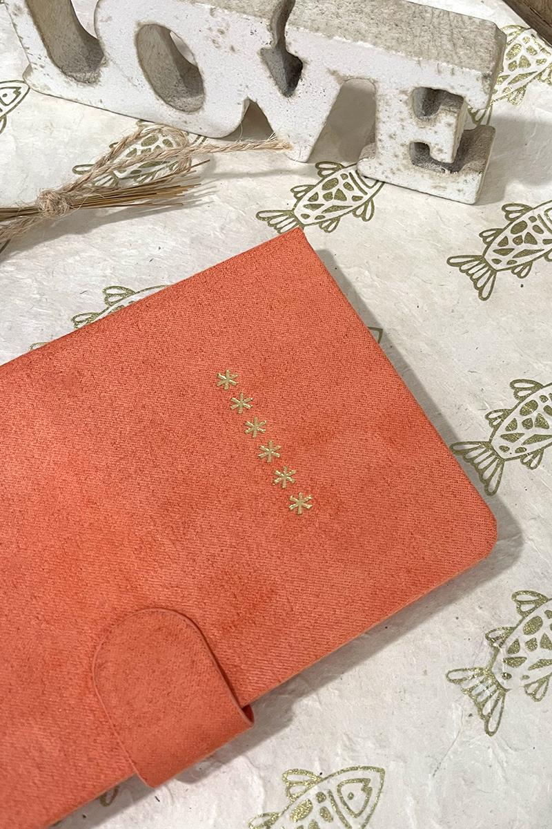 Libreta para Contraseñas Naranja