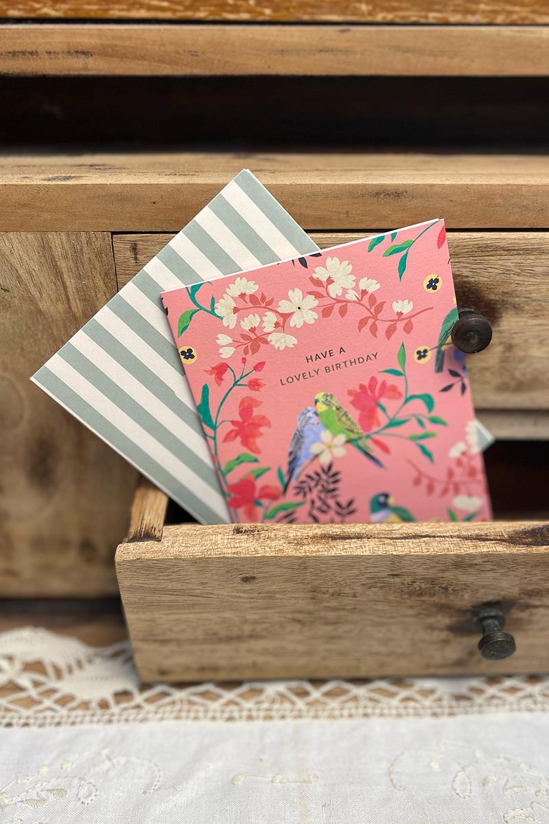 Tarjeta Pajaros de Verano