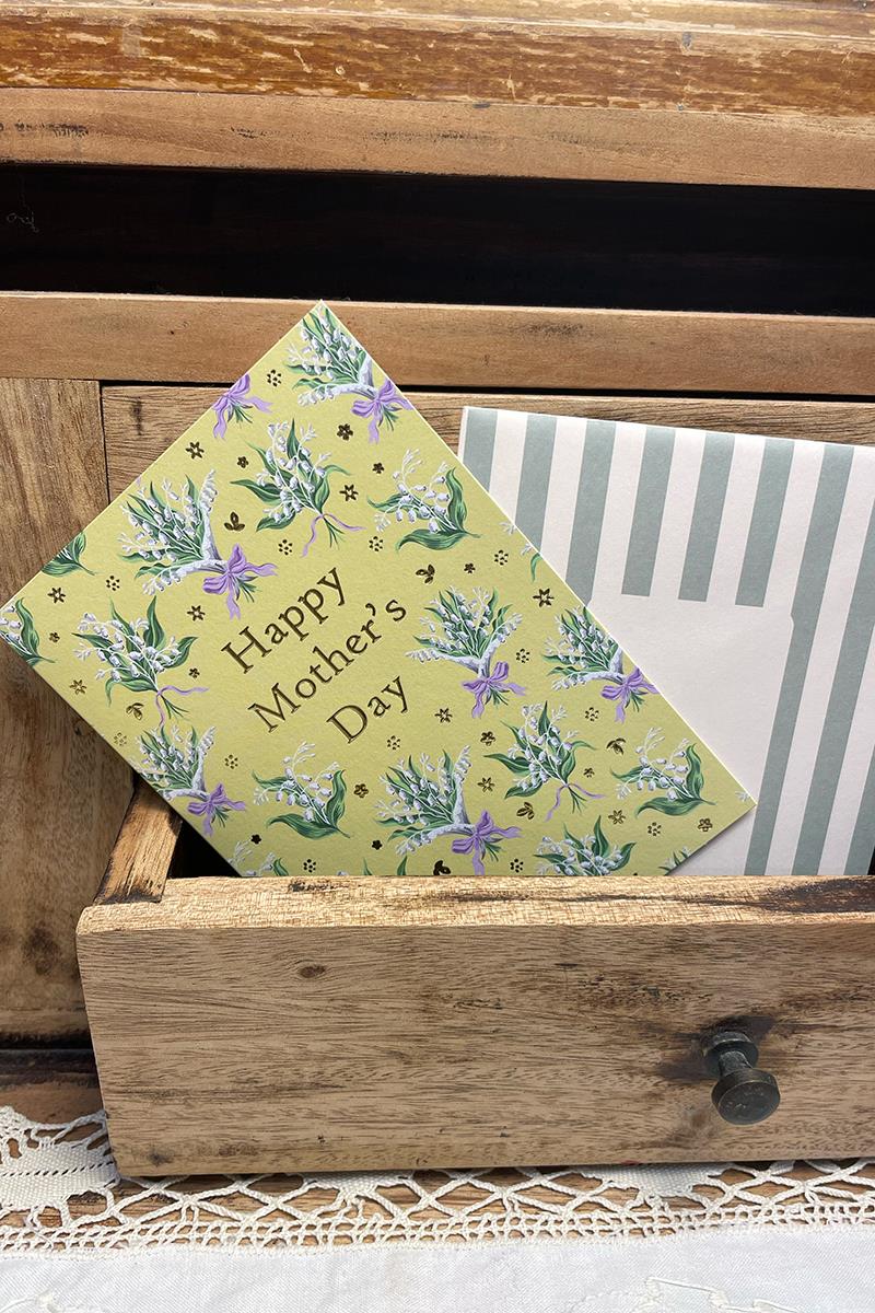 Tarjeta Lirios Día de la Madre