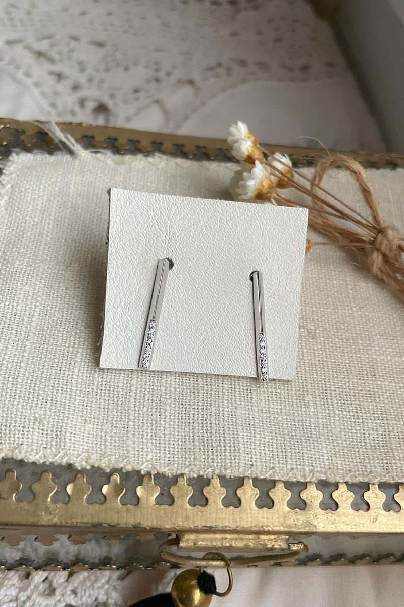 Pendientes Barra Circonitas