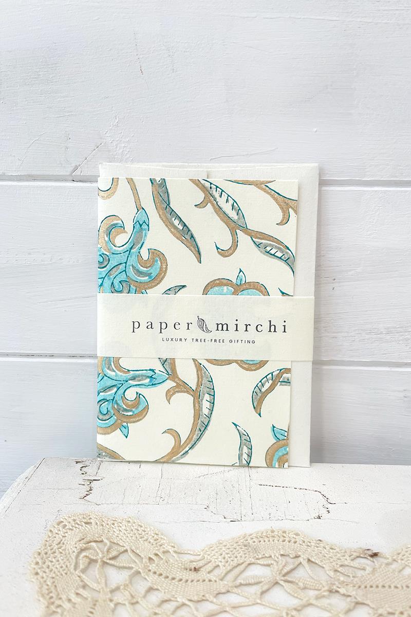 Tarjeta Glitz Turquesa