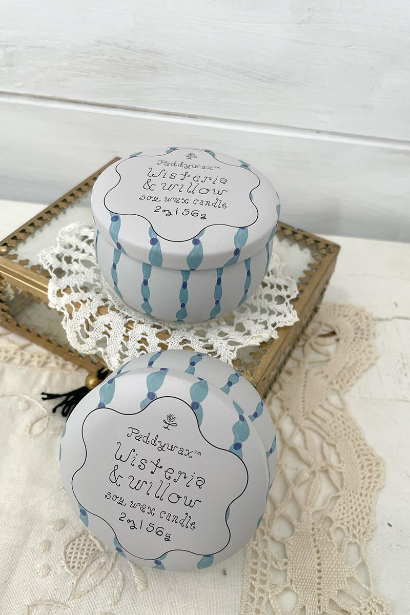 Vela Aromática en Lata Tulip – Wisteria & Willow