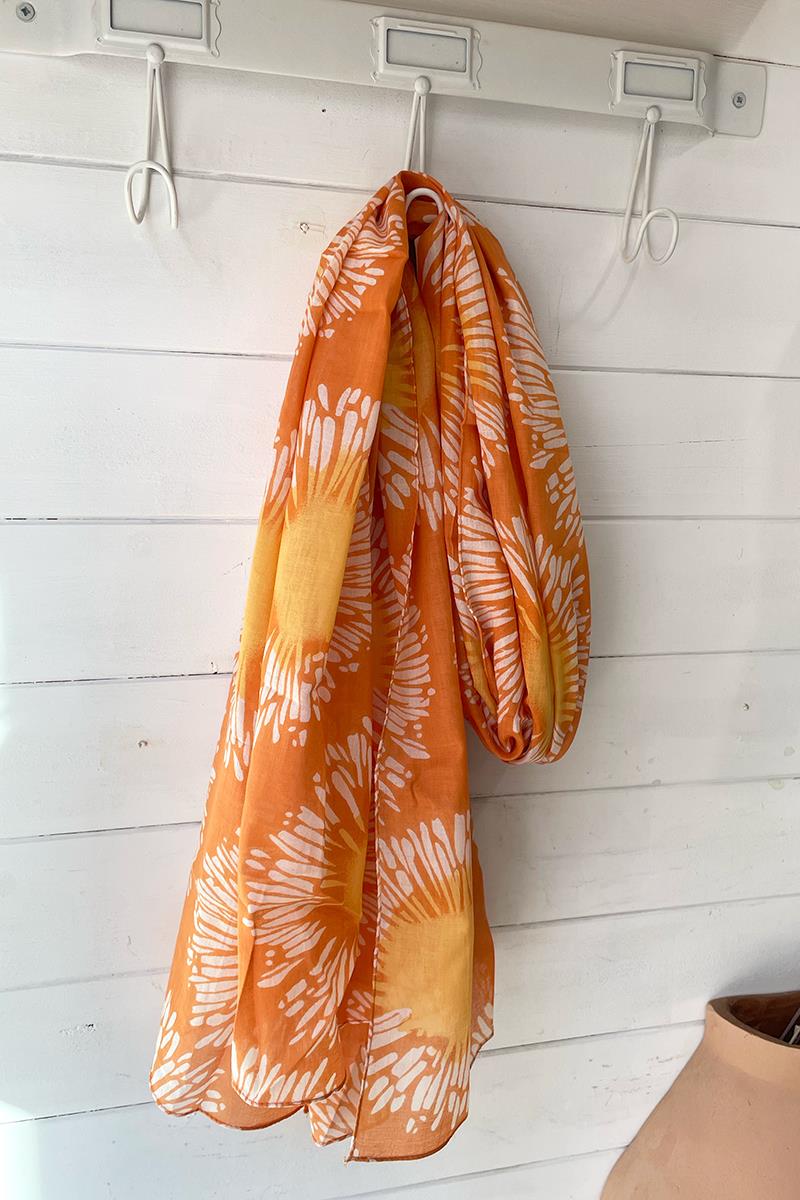 Fular Pareo Soles Naranja