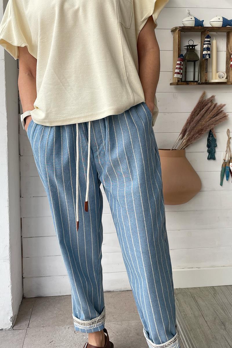 Pantalon Rustico Azul