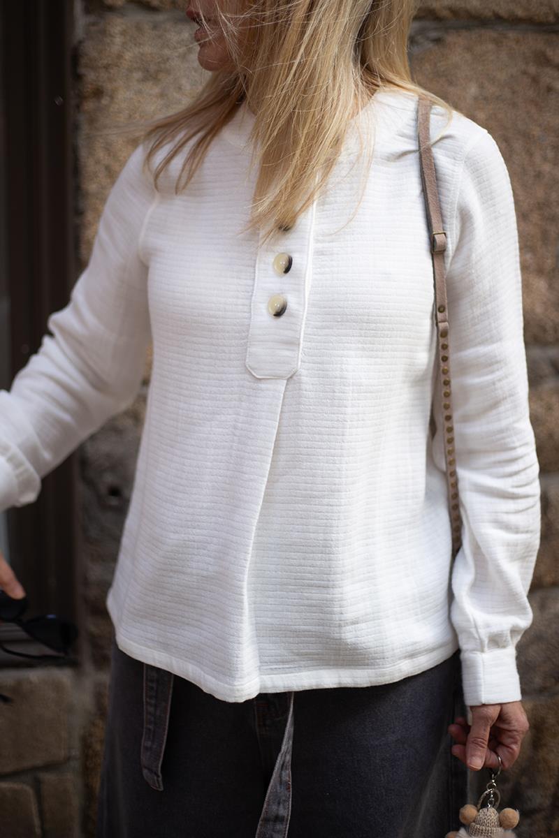 Blusa Rustica Botones