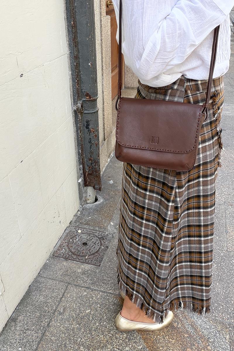 Bolso Mini Piel Marron