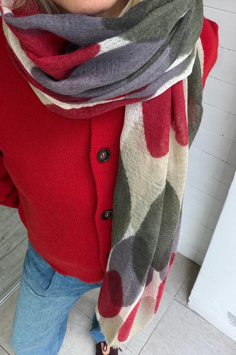 Fular Estampado Ovalos