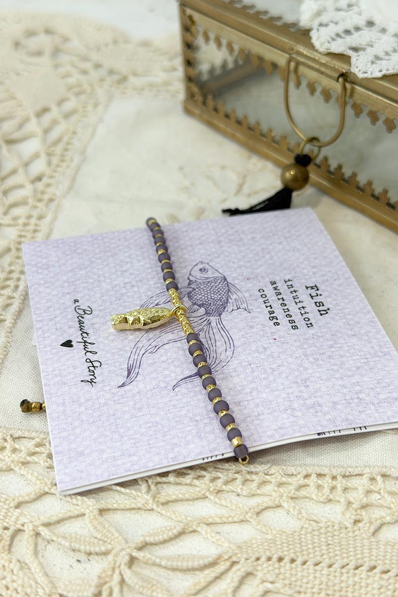 Pulsera Untamed Pez Piedra Luna